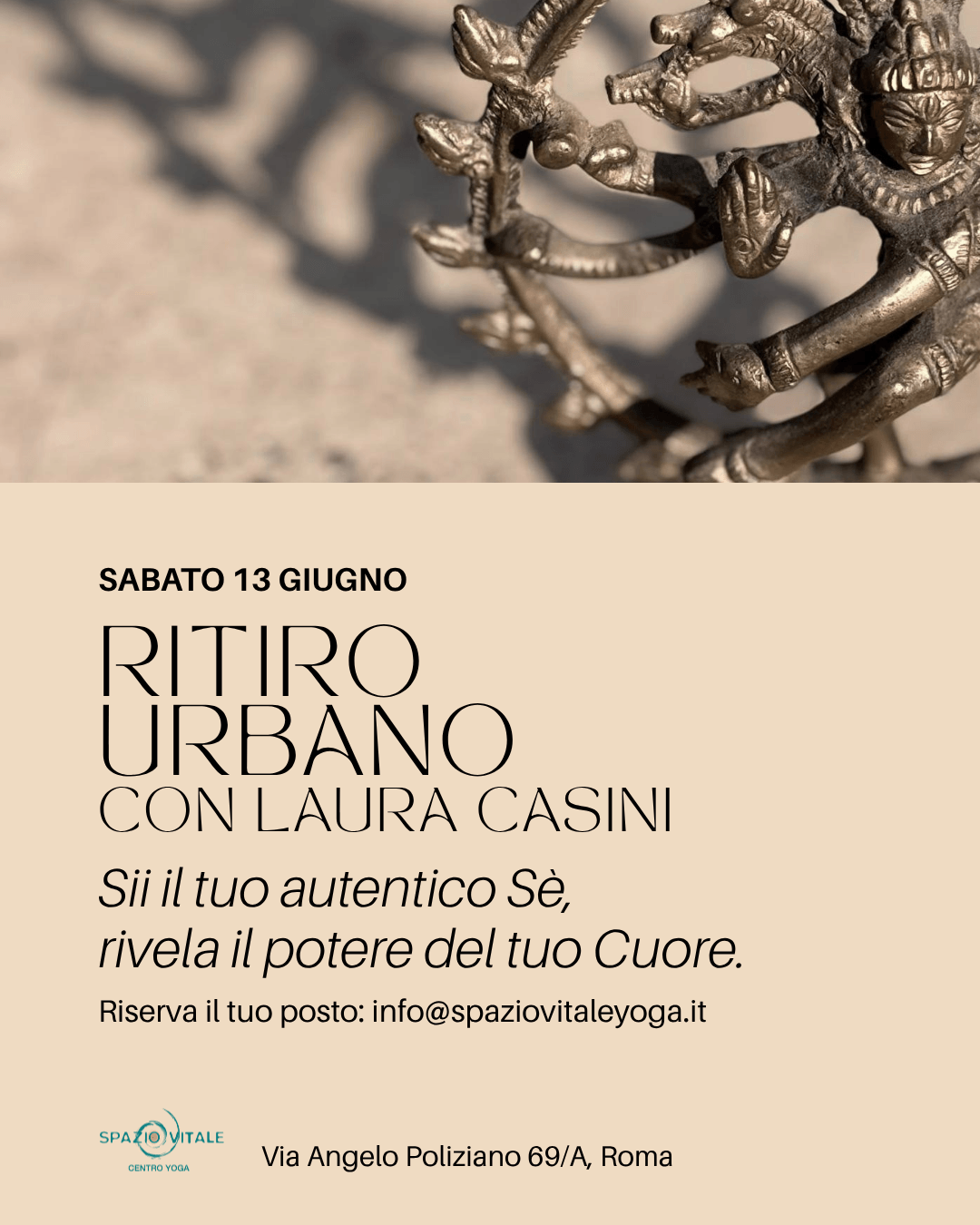 Ritiro yoga Roma 13 Giugno 2026