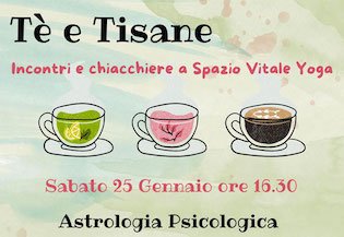 Tè e tisane incontri e chiacchiere a Spazio Vitale
